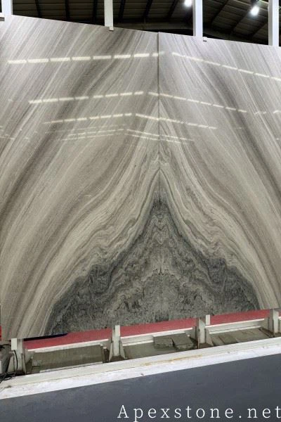 붉은 백단향 돌 보라색 대리석 석판